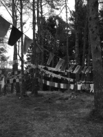Prayer Flags on a Faery Mound